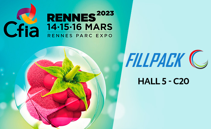 Fillpack vous donne rendez-vous sur le CFIA Rennes 2023 Hall 5 C20